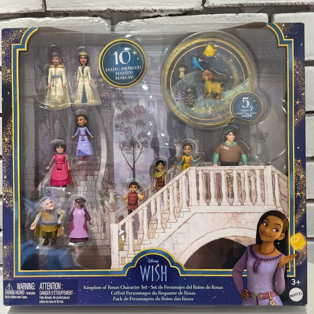 Disney Wish “Kingdom of Roses Character -  10 Piece Play-set Action Figures